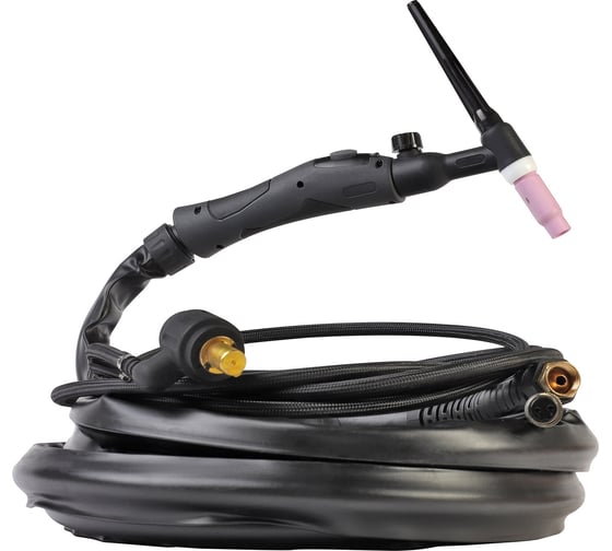 Изображение товара Горелка универсальная для аргонодуговой TIG сварки 4 м, 200 А, DX50 для аппаратов TIG и MMA Patriot 605001835