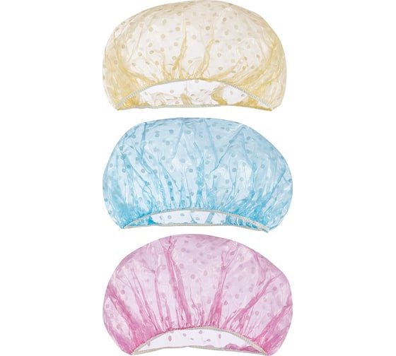 Изображение товара Набор шапочек для душа Рыжий кот 3 шт. 104360