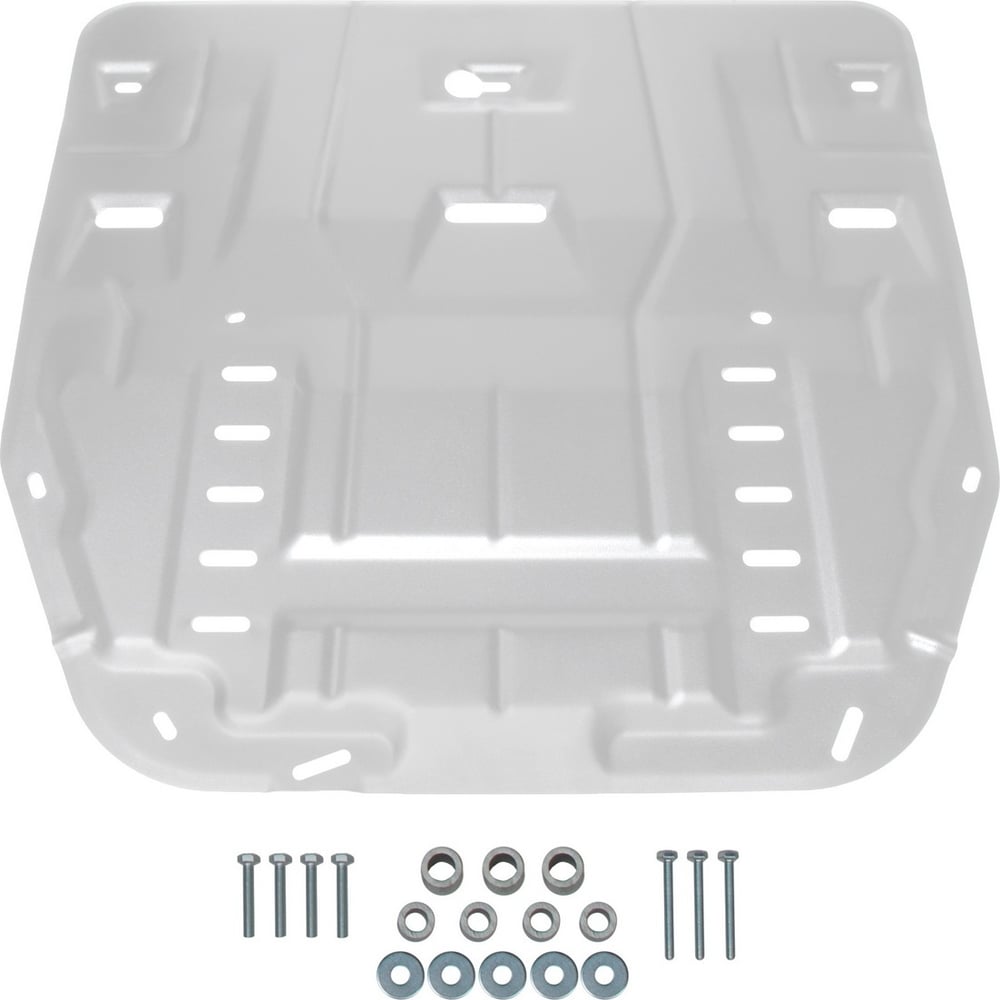 Изображение товара Защита картера и КПП Rival для Kia K5 2020- Hyundai Sonata алюминий комплект