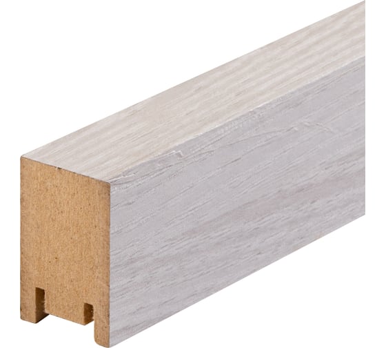 Изображение товара Интерьерная рейка Стильный Дом 8 шт, 2700x35x22, ясень белый v530699