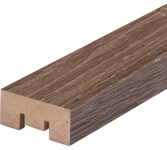 Изображение товара Интерьерная рейка Стильный Дом 11 шт, 2700x16x35 мм, дуб винтаж v530651