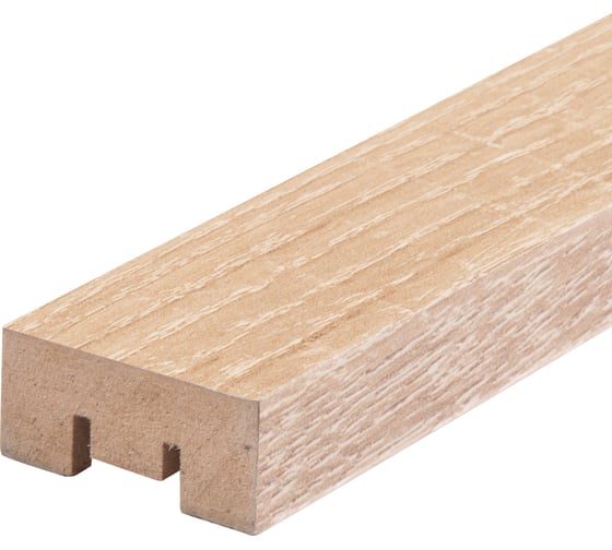 Изображение товара Интерьерная рейка Стильный Дом 11 шт, 2700x16x35 мм, дуб сонома v530637