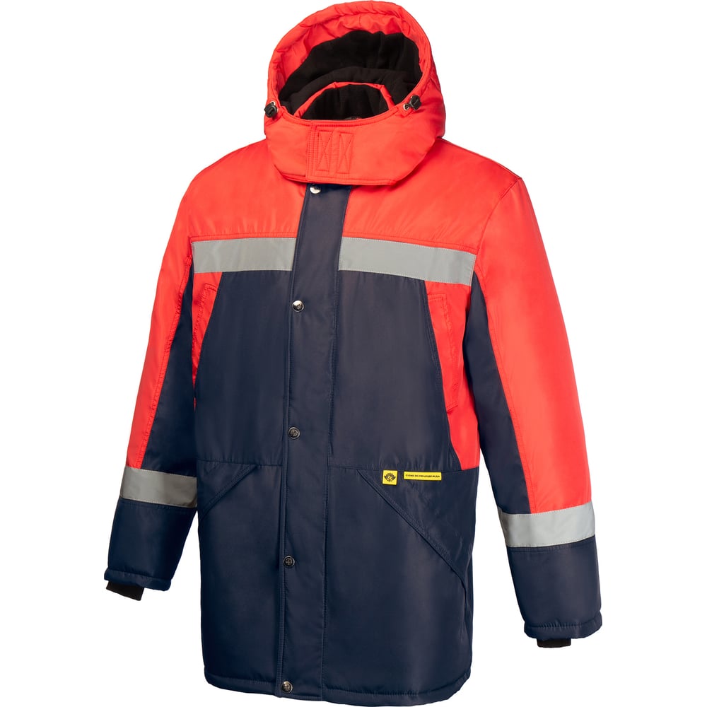 Изображение товара Утепленная мужская куртка СОЮЗСПЕЦОДЕЖДА Марс темно-синяя и красная, размер 56-58