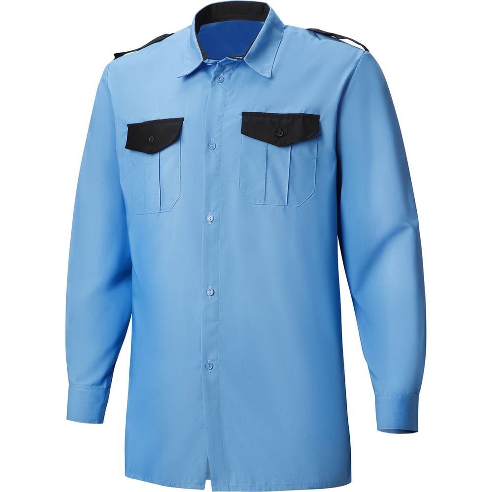 Изображение товара Рабочая сорочка СОЮЗСПЕЦОДЕЖДА СТРАЙК р. 48-50 голубая с длинным рукавом