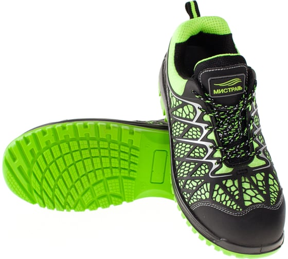 Изображение товара Кроссовки-полуботинки Спрут МИСТРАЛЬ НЕОН PT2-C-L лайм, р.37 130161