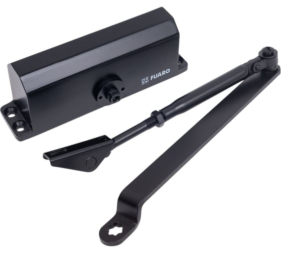 Изображение товара Дверной доводчик Fuaro DC-204 BL до 85 кг, черный 43913