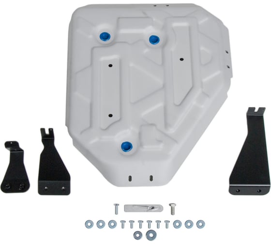 Изображение товара Защита топливного бака + комплект крепежа Rival для Hyundai Tucson 2021- , алюминий 333.2389.1