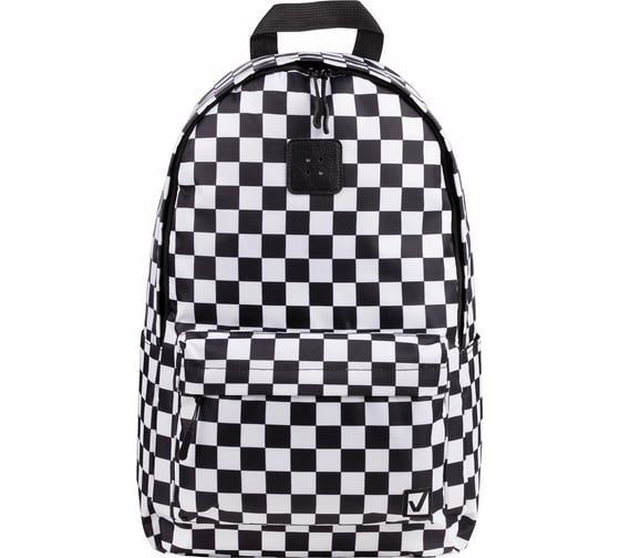Изображение товара Универсальный рюкзак BRAUBERG POSITIVE, потайной карман, Black and White, 42x28x14см, 270777
