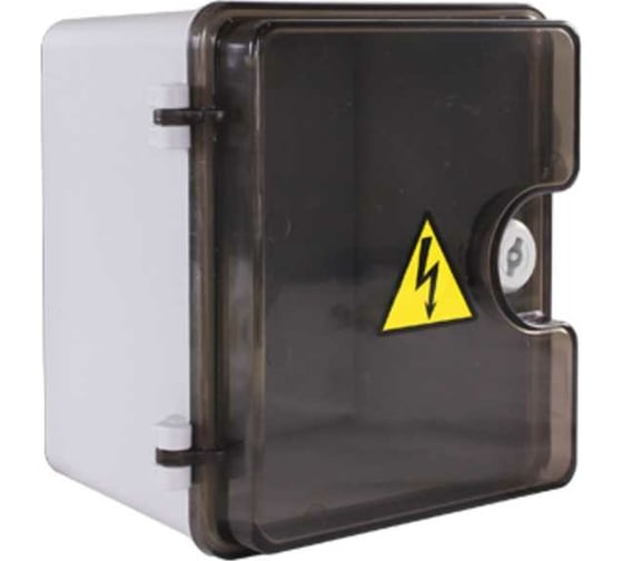 Изображение товара Пластиковый корпус с монтажной панелью KRZMI ЩМПпл прозрачная дверь 200x175x135 IP55 4651117990164