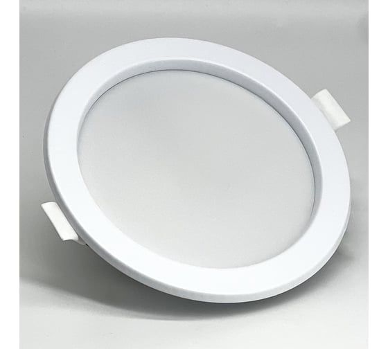 Изображение товара Светодиодный светильник truEnergy ультратонкий круг 9W 4000K 600Lm D118мм белый металл 10033