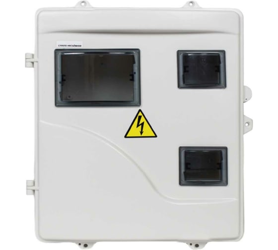 Изображение товара Учетно-распределительный навесной пластиковый корпус KRZMI СК 3/6 дверь IP55 4651117990263