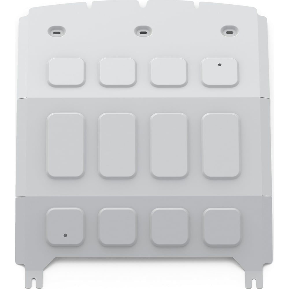 Изображение товара Защита картера и КПП Rival для EXEED VX 2021- алюминий комплект крепежа