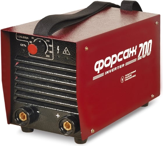 Изображение товара Сварочный аппарат КЭС ФОРСАЖ-200, 200 А (силовая розетка) с комплектом 40