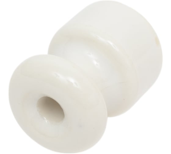 Изображение товара Изолятор для наружного монтажа Bironi R, керамика белый (50 шт/уп) R1-551-01-50