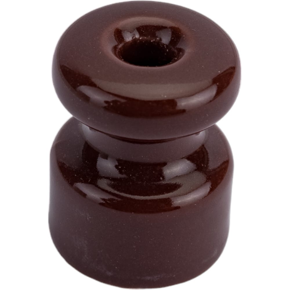 Изолятор для наружного монтажа Bironi изолятор для провода electraline bironi керамика коричневый 10 шт