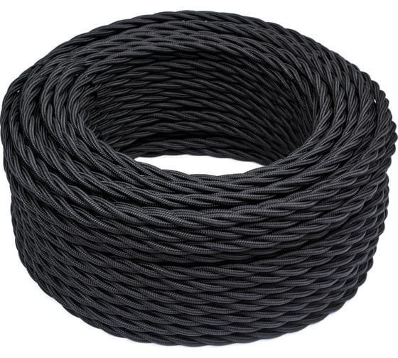 Изображение товара Провод Bironi 3x2,5 Черный (матовый) 50м B1-435-73-50