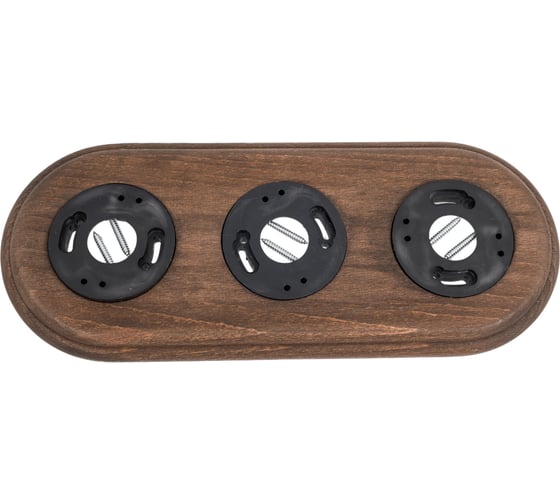 Изображение товара Рамка Bironi 3-местная RF, дерево, цвет Старое дерево RF1-630-17