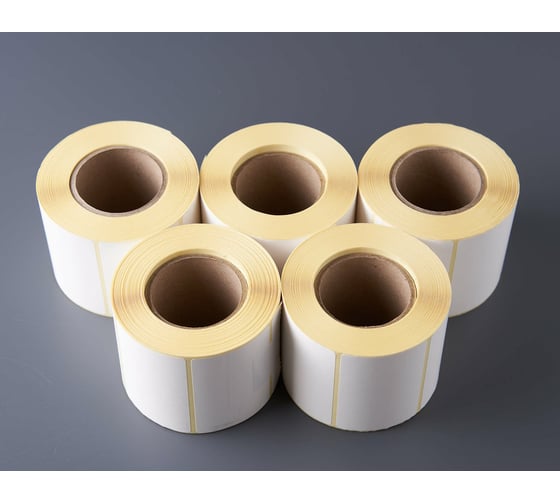 Изображение товара Самоклеящиеся термоэтикетки PACK INNOVATION ЭКО 58x40 мм, 500 накл., 40 мм втул., 5 шт. IP0TE0058.40-5