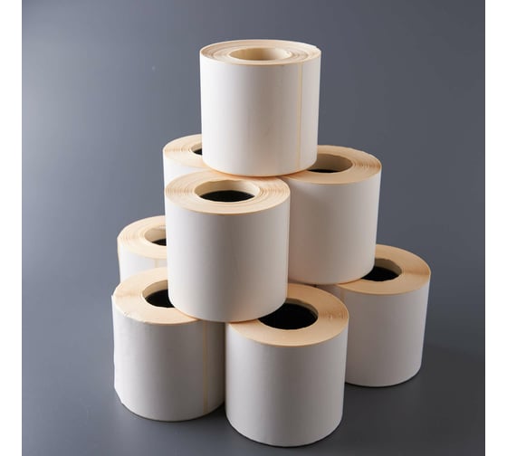 Изображение товара Самоклеящиеся термоэтикетки PACK INNOVATION ЭКО 75x120 мм, 300 накл., 40 мм втул., 33 шт. IP0TE0075.125-33