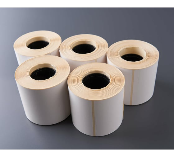 Изображение товара Самоклеящиеся термоэтикетки PACK INNOVATION ЭКО 75x120 мм, 300 накл., 40 мм втул., 5 шт. IP0TE0075.125-5