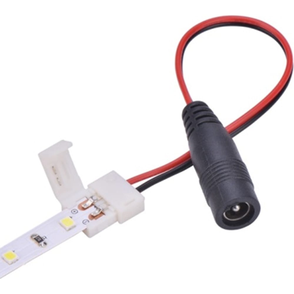 Коннектор для светодиодных лент Lamper коннектор для светодиодной ленты 2pin 10 мм