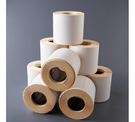 Изображение товара Самоклеящиеся термоэтикетки PACK INNOVATION ЭКО 75x120 мм, 300 накл., 40 мм втул., 12 шт. IP0TE0075.125-12