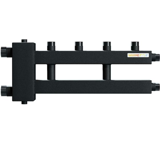 Изображение товара Коллектор WARME Варме с гидрострелкой рядный на 3 контура WKD.R.60.K.2+1