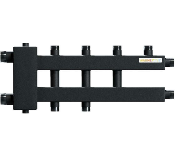 Изображение товара Коллектор Warme с гидрострелкой компактный на 4 контура WKD.R.60.K.2+1+1
