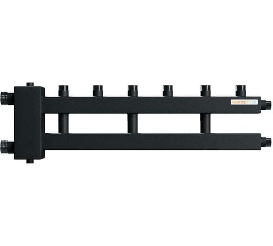 Изображение товара Коллектор Warme с гидрострелкой рядный на 4 контура WKD.R.85.3+1