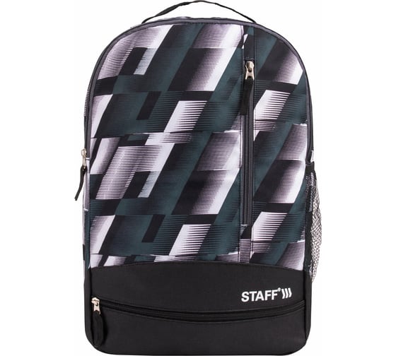 Изображение товара Универсальный рюкзак Staff STRIKE, 3 кармана, черно-серый, 45x27x12см, 270784