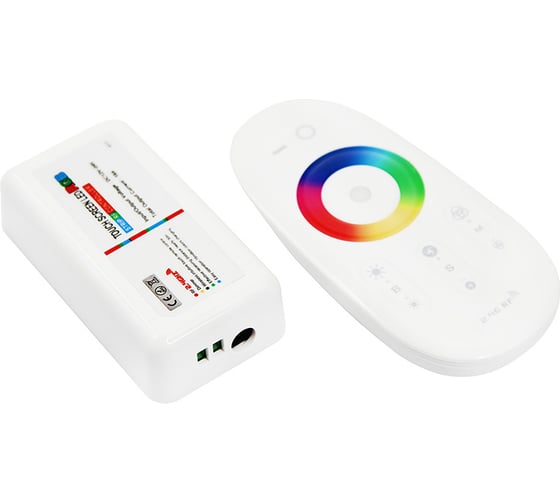 Изображение товара Контроллеры Lamper для RGB светодиодных лент 2.4G с сенсорным пультом ДУ 143-103-1