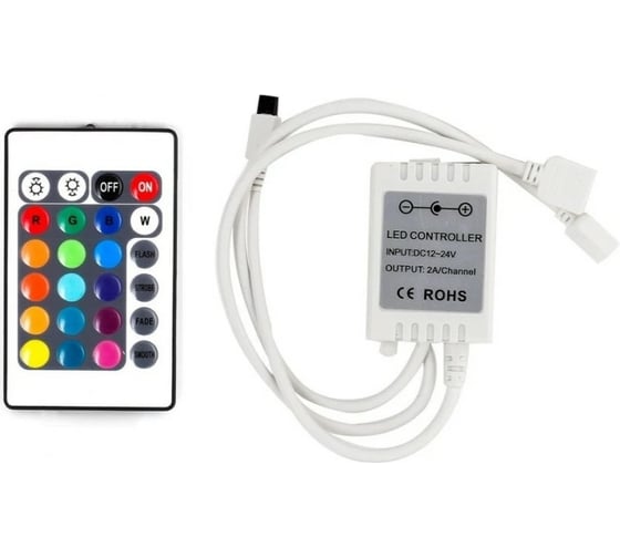 Изображение товара Контроллеры Lamper для RGB светодиодных лент IR 12 В с пультом ДУ 143-101-3