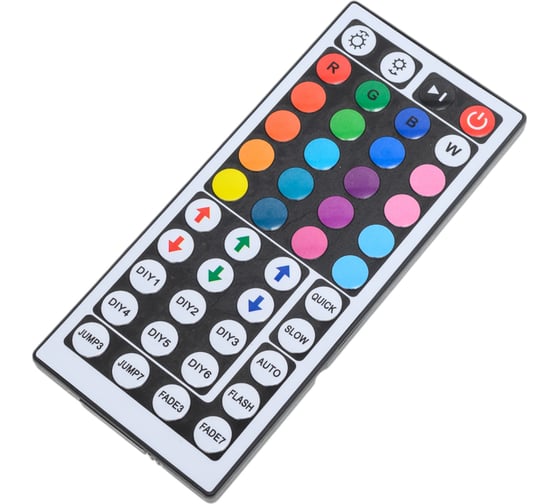 Изображение товара Контроллеры Lamper для RGB светодиодных лент IR 12 В с пультом ДУ 44 кнопоки 143-106-5