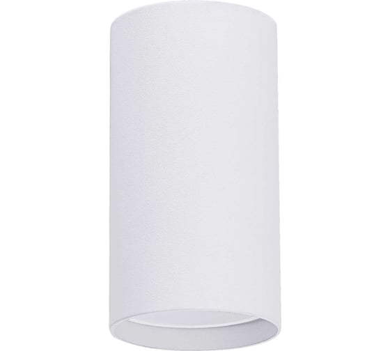 Изображение товара Накладной светильник truEnergy с цоколем GU10 D55хН100мм алюминий белый 21310