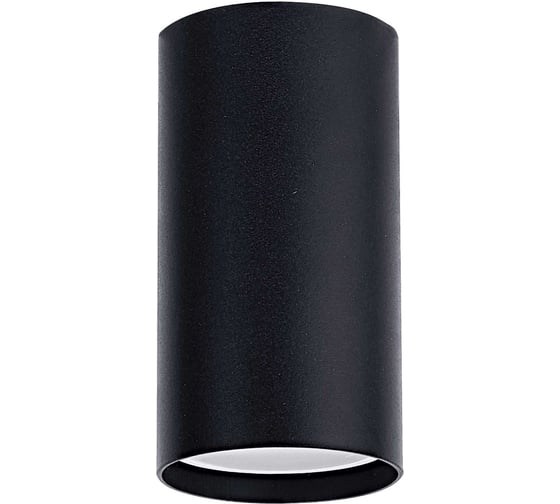 Изображение товара Накладной светильник truEnergy с цоколем GU10 D55хН100мм алюминий черный 21311
