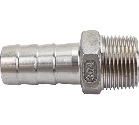 Изображение товара Ниппель для шланга нержавеющий (3/4"; 19 мм; AISI304) TITAN LOCK TL075HTM