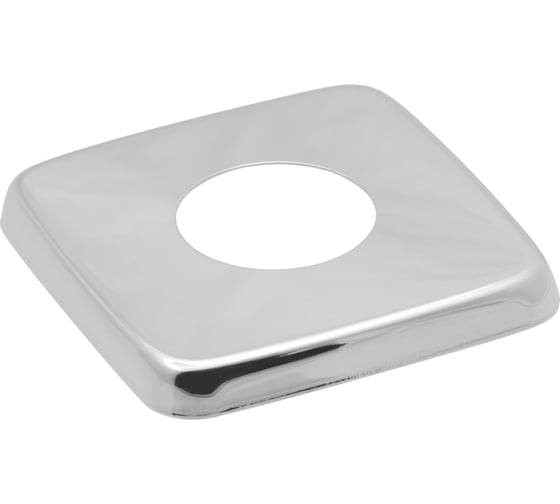 Изображение товара Чашка декоративная (отражатель) MasterProf 3/4" квадрат низкий (нержавеющая сталь, хром), MP-У ИС.131505