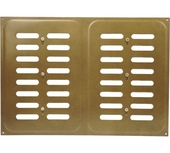 Изображение товара Решётка вентиляционная раздвижная 240x340 мм, бронзовый металлик Трибатрон 87980
