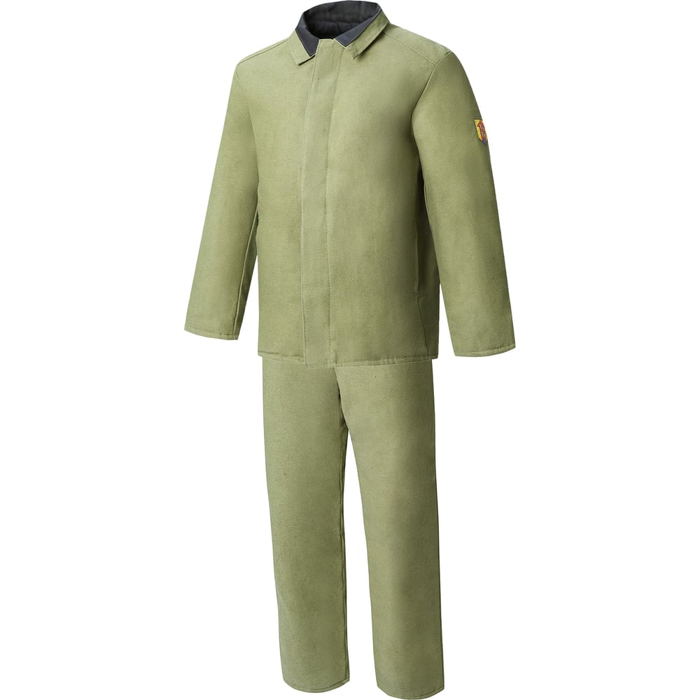 Изображение товара Костюм сварщика брезентовый утепленный зеленый размер 52-54 СОЮЗСПЕЦОДЕЖДА