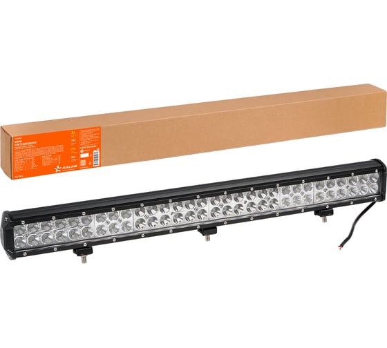Изображение товара Светодиодная фара (балка) двухрядная Airline 60 LED комбинированный свет, 180W, 710x78x65, 12/24V ALED052