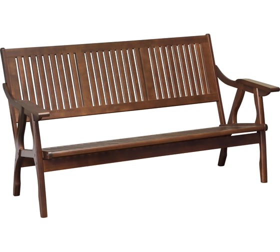 Изображение товара Диван-скамья Мебелик Массив решетка, каркас орех 7756