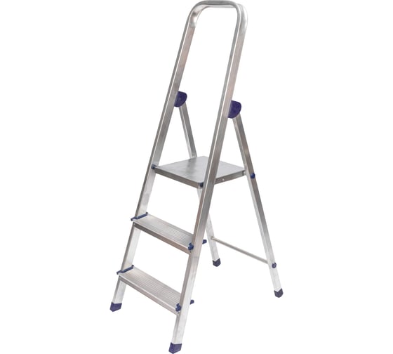 Изображение товара Алюминиевая стремянка REXANT 3 ступеньки 12-5040