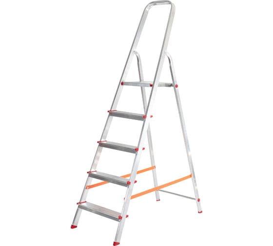 Изображение товара Алюминиевая стремянка REXANT 5 ступенек 12-5042