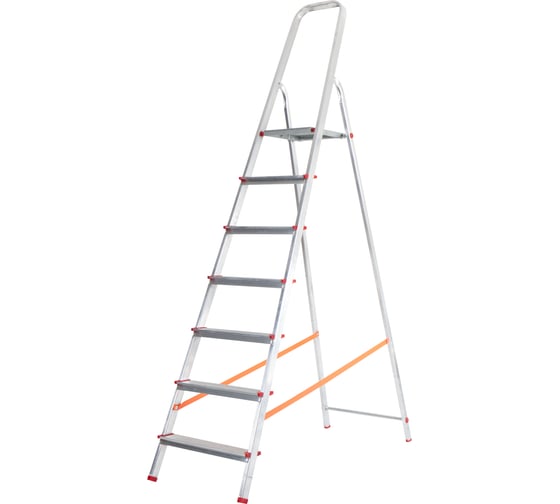 Изображение товара Алюминиевая стремянка REXANT 7 ступенек 12-5048