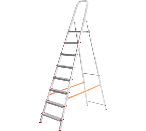 Изображение товара Алюминиевая стремянка REXANT 8 ступенек 12-5049