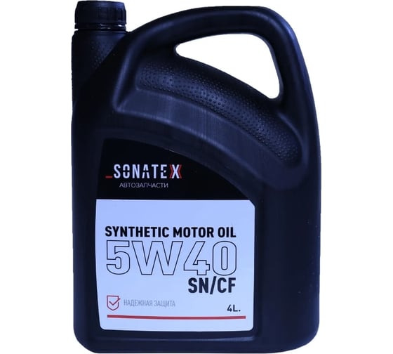Изображение товара Моторное масло Sonatex 5W40, 4 л 102739