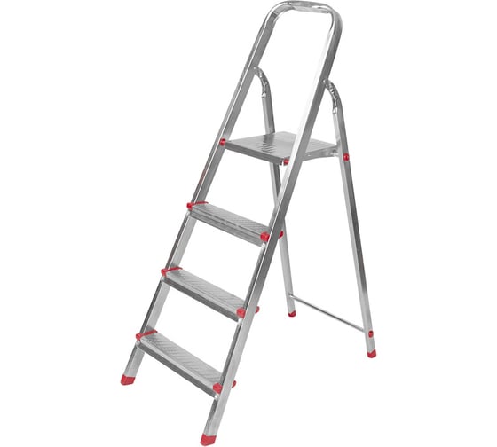 Изображение товара Стальная стремянка REXANT 4 ступеньки, усиленный профиль 12-5054