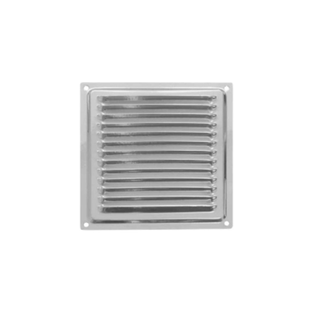 Изображение товара Решетка вентиляционная 150x150 мм хром Домарт 171098 для вентиляции помещений