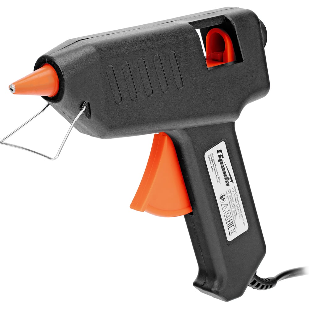 Изображение товара Клеевой пистолет SPARTA 93016 игловой мощностью 40 Вт с защитой от капель