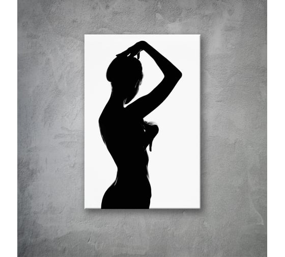 Изображение товара Картина на стекле ООО Оптион СИЛУЭТ 3 40x60 см 80487